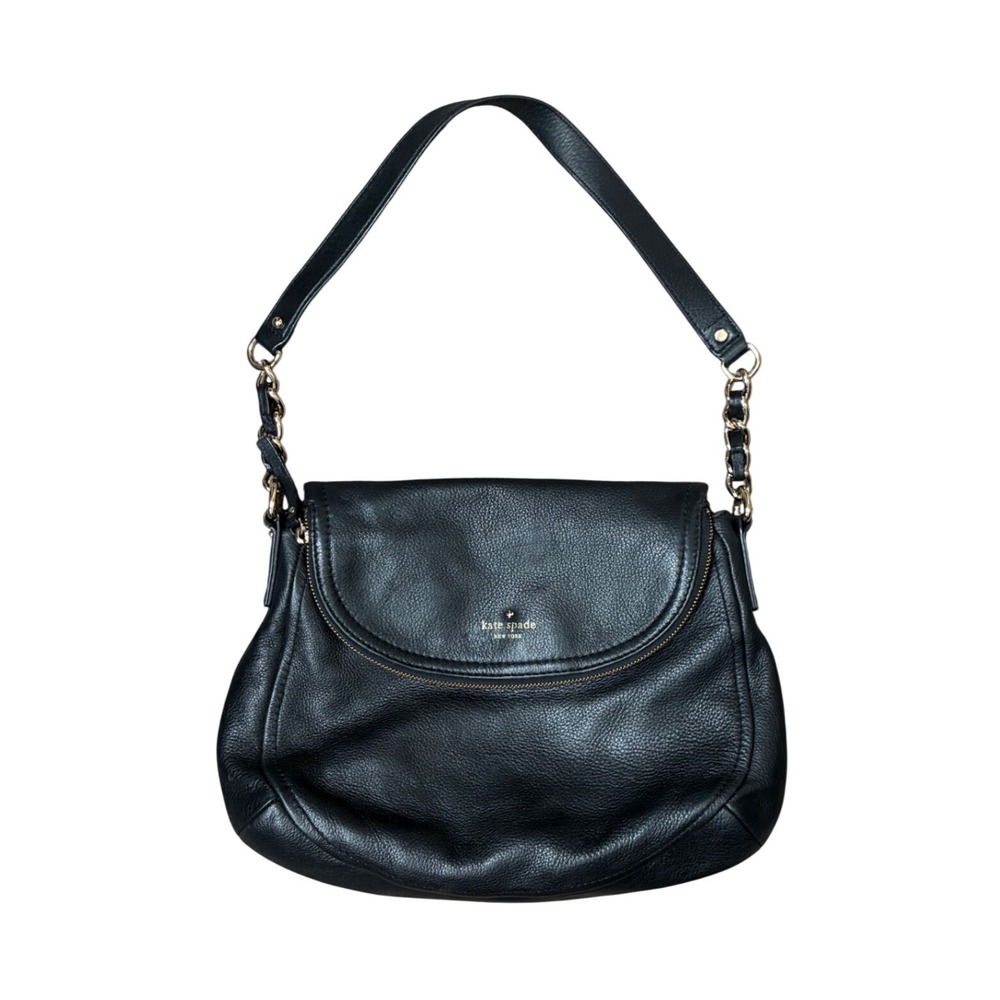 Kate Spade New York Cobble Hill Little Minka Black Pebbled Leather Shoulder Bag